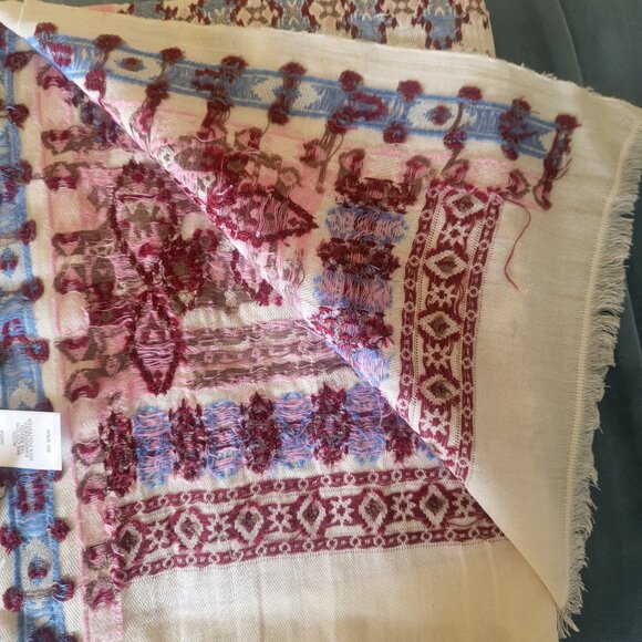 J. Jill Geometric Embroidered Scarf - Picture 7 of 11